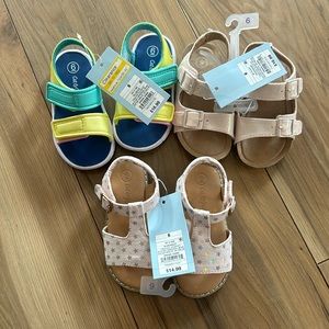 New with tags Cat and Jack sandals